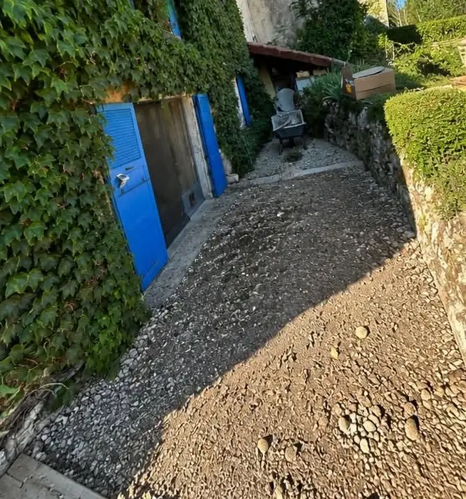 Création d’une terrasse bois — avant travaux