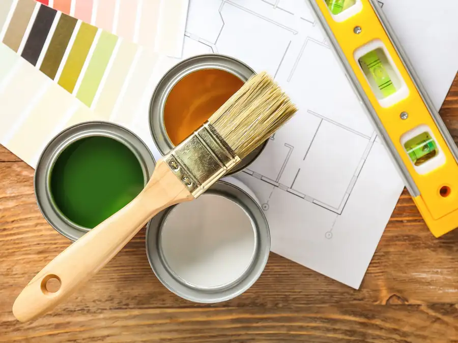 Préparation des teintes avant un chantier de peinture